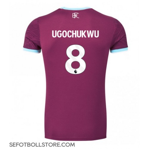 Burnley Lesley Ugochukwu #8 Replika Hemmatröja 2025-26 Kortärmad Burnley Lesley Ugochukwu #8 Replika Hemmatröja 2025-26 Kortärmad